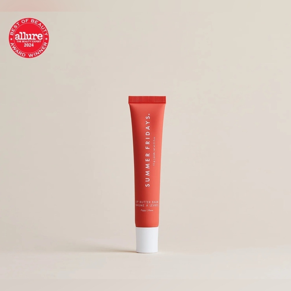 NIB Summer Fridays Lip Butter Balm Poppy